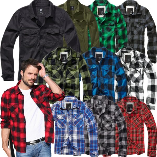 Brandit Check Shirt Herren Langarm