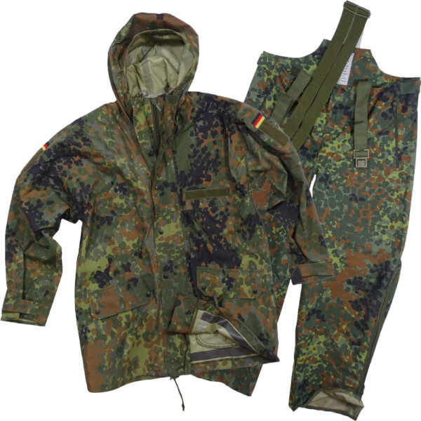 Original Bundeswehr Gore-Tex Nässeschutz Flecktarn *2. Wahl*