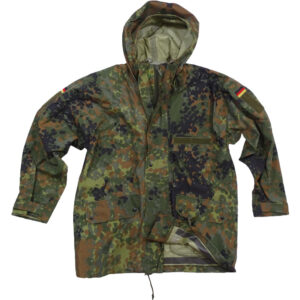 Original Bundeswehr Gore-Tex Nässeschutz Flecktarn *2. Wahl* | 5 (XXL lang 56-58)