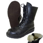 Original Bundeswehr Pilotenstiefel Winter mit Lammfell | 43