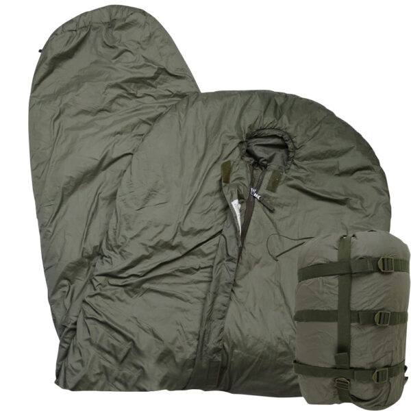 Original Bundeswehr Carinthia Schlafsack Allgemein II / Defence 4 + Packsack