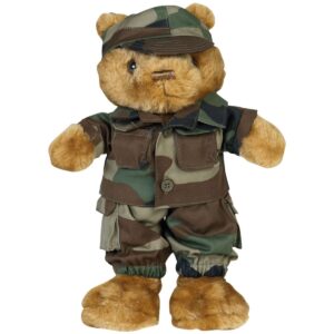 Bundeswehr Teddy mit Uniform | Woodland | klein