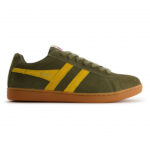 Gola - Equipe Suede - Sneaker Gr 42 oliv/braun