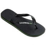 Havaianas - Brasil Logo - Sandalen Gr 35/36 schwarz