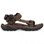 Teva - Terra Fi 5 Universal Leather - Sandalen Gr 10 braun/schwarz