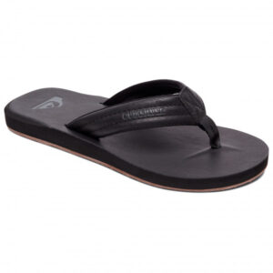 Quiksilver - Carver Nubuck - Sandalen Gr 12 - EU 45 grau/schwarz