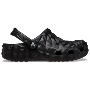 Crocs - Classic Geometric Clog - Sandalen Gr M10 / W12;M4 / W6;M5 / W7;M6 / W8;M8 / W10 grau/weiß;schwarz