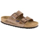 Birkenstock - Arizona SFB LEOI - Sandalen Gr 42 - Narrow braun/beige