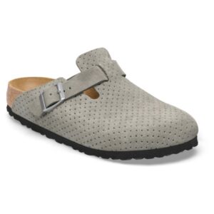 Birkenstock - Boston VL Dotted - Sandalen Gr 37 grau