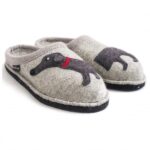 Haflinger - Flair Doggy - Hüttenschuhe Gr 39 grau