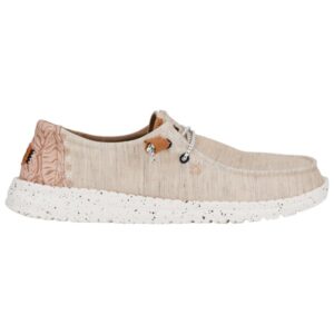 HeyDude - Women's Wendy Heathered Slub Tropical - Sneaker Gr 36 beige