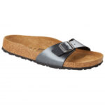 Birkenstock - Women's Madrid BF Metallic - Sandalen Gr 37 - Narrow;42 - Narrow;43 - Narrow braun/beige