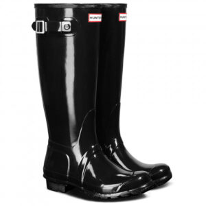 Hunter Boots - Women's Original Tall Gloss - Gummistiefel Gr 42 schwarz