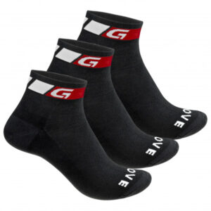 GripGrab - Classic Low Cut 3-Pack - Radsocken Gr S schwarz