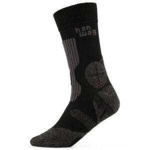 Hanwag - Hanwag Trek Socke - Wandersocken Gr 36-38;39-41;42-44;45-47 schwarz