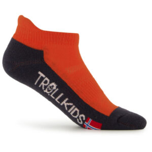 Trollkids - Kids Hiking Low Cut Socks II - Multifunktionssocken Gr 35-38 rot