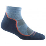 Darn Tough - Women's Light Hiker 1/4 Lightweight with Cushion - Wandersocken Gr L;M;S blau;grau;türkis/blau