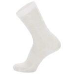 Santini - Cycling High Socks Q-Skin Puro - Radsocken Gr XS/S - 36-39 grau/weiß