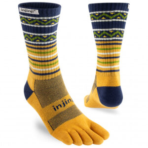 Injinji - Trail Midweight Crew - Wandersocken Gr L;M;S;XL blau;bunt;grau