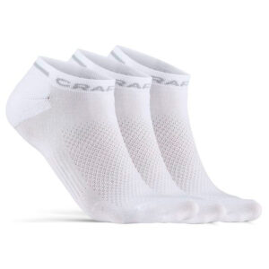 Craft - Core Dry Shafless Sock 3-Pack - Radsocken Gr 34-36 weiß/grau