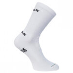 Q36.5 - Leggera - Radsocken Gr 44-47 weiß/grau