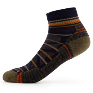 Smartwool - Performance Hike Light Cushion Pattern Ankle - Wandersocken Gr L schwarz