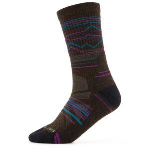 Smartwool - Hike Light Cushion Mountain Range Pattern Crew - Wandersocken Gr M schwarz