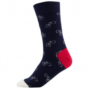 DEDICATED - Socks Sigtuna Bike Pattern - Multifunktionssocken Gr 36-40;41-45 blau;schwarz