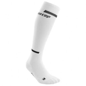 CEP - The Run Socks Tall - Laufsocken Gr IV grau/weiß