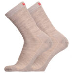 UphillSport - Teijo Hiking & Walking 3-Layer Liner L3 w/ Merino - Wandersocken Gr 35-38 rosa