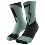 Dynafit - No Pain No Gain Socks - Laufsocken Gr 35-38 grün;rot;schwarz/grau;türkis