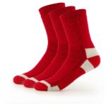 Alpacasocks&Co - Alpacasocks 3-Pack - Expeditionssocken Gr 36-39;39-42 braun;rot