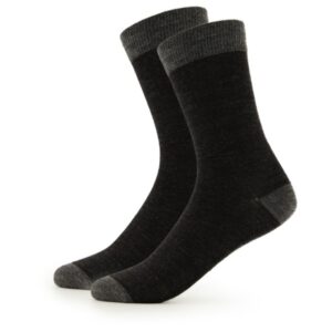 Alpacasocks&Co - Merino Lifestyle - Merinosocken Gr 39-42 schwarz