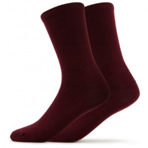 Alpacasocks&Co - Merino Lifestyle 2-Pack - Merinosocken Gr 36-39 rot