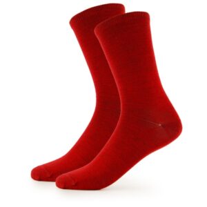 Alpacasocks&Co - Merino Lifestyle - Merinosocken Gr 45-48 rot