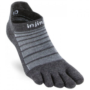 Injinji - Run Lightweight No Show Wool - Laufsocken Gr L;M;S;XL grau