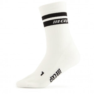 CEP - Women's Classic 80's Socks Mid-Cut - Kompressionssocken Gr III weiß