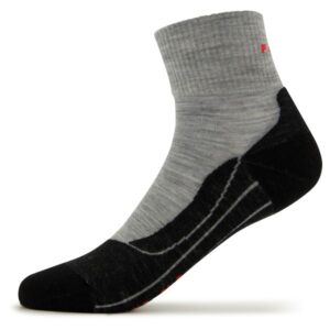 Falke - TK5 Wool Short - Wandersocken Gr 42-43 grau/schwarz