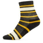 Smartwool - Kids' Hike Light Cushion Striped Crew Socks - Multifunktionssocken Gr M schwarz