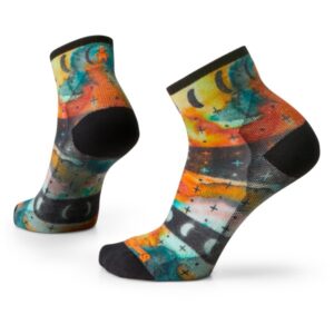 Smartwool - Women's Bike Zero Cushion Celestial Print Ankle - Radsocken Gr S weiß