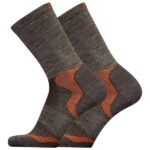 UphillSport - Malla Hiking & Walking - Wandersocken Gr 43-46 braun