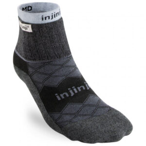 Injinji - Liner+Runner Mini-Crew - Laufsocken Gr L/XL;S/M bunt;grau