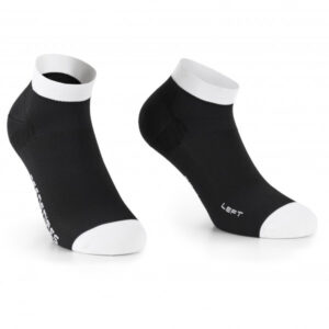 ASSOS - RS Socks Superléger Low - Radsocken Gr I - 39-42 schwarz/weiß