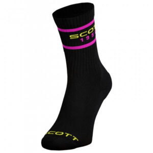 Scott - Retro Casual Crew Socks - Radsocken Gr 45-47 schwarz