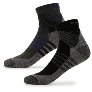 Salomon - X Ultra Access Quarter 2-Pack - Wandersocken Gr 42-44 schwarz