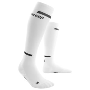 CEP - Women's The Run Socks Tall V4 - Kompressionssocken Gr II;III;IV weiß/grau