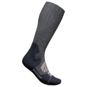 Bauerfeind Sports - Outdoor Merino Compression Socks - Kompressionssocken Gr 38-41 - L: 41-46 cm;38-41 - M: 36-41 cm;38-41 - S: 32-36 cm;42-45 - L: 41-46 cm;42-45 - M: 36-41 cm;42-45 - S: 32-36 cm;46-49 - L: 41-46 cm;46-49 - M: 36-41 cm;46-49 - S: 32-36 cm blau;grau