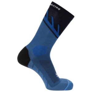 Salomon - Speedcross Crew - Laufsocken Gr 45-47 blau