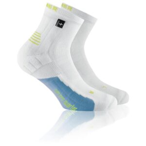 Rohner - Run Pro Quarter L/R - Laufsocken Gr 39-41 grau/weiß