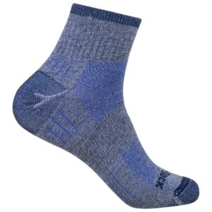 Wrightsock - Escape Quarter - Multifunktionssocken Gr L;M;S;XL blau;grau